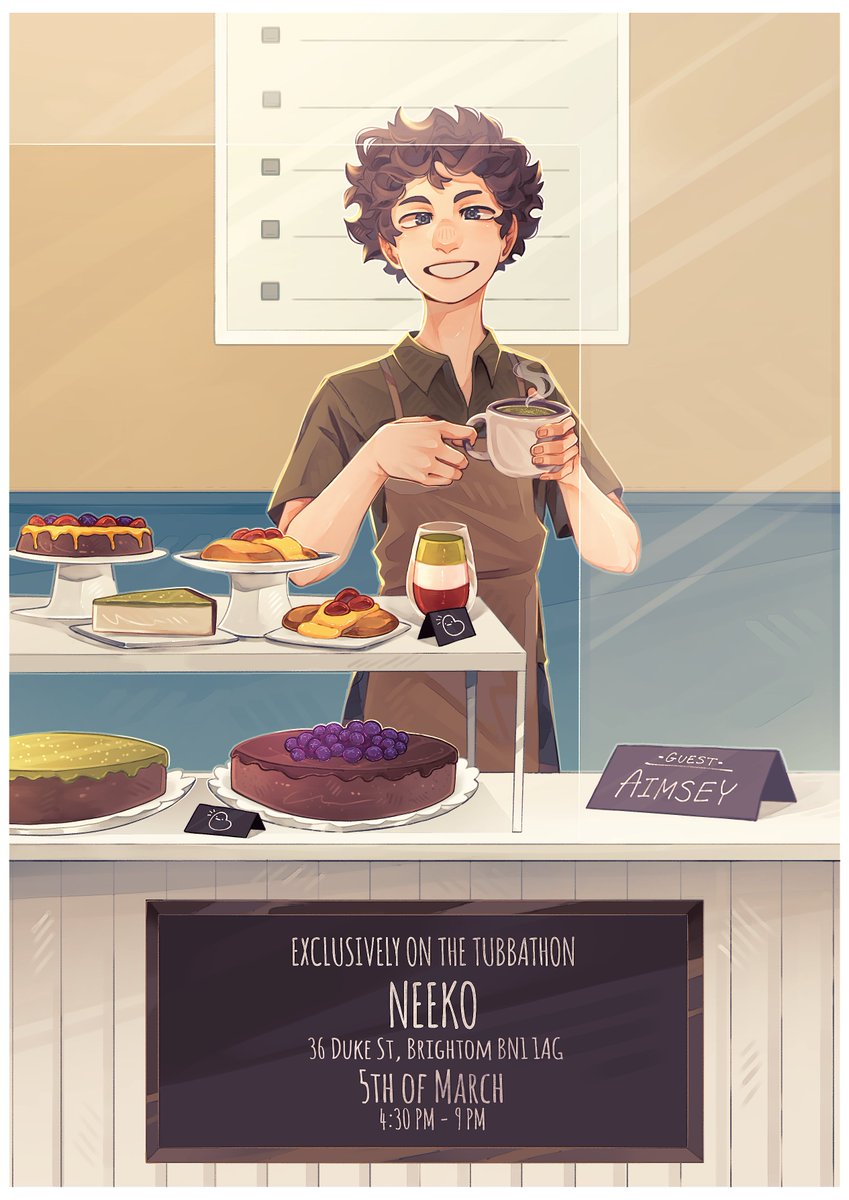 🚨 BIG EVENT 🚨

I AM RUNNING A CAFE IN BRIGHTON AND YOU ARE INVITED!!!!!!!!