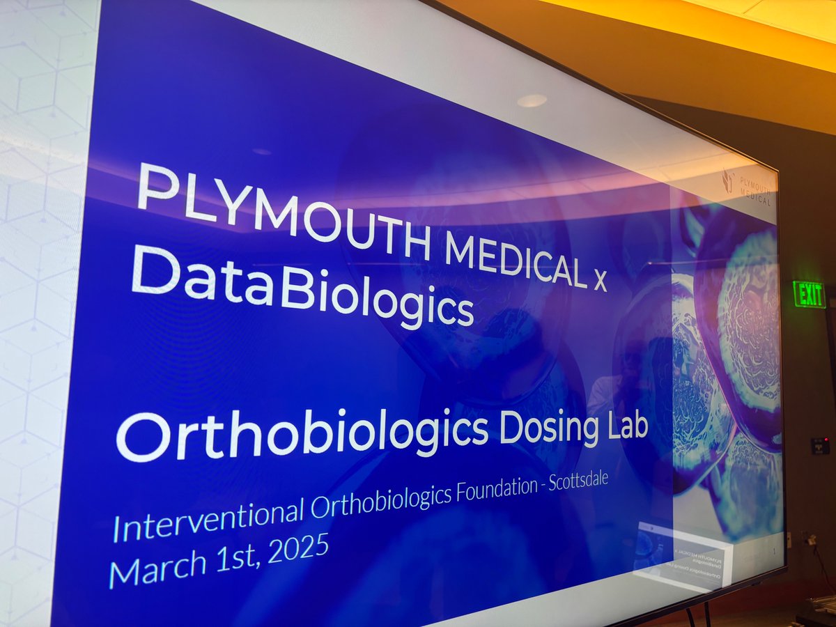DataBiologics (@databiologics) on Twitter photo DataBiologics joined Plymouth Medical for a demo lab at <a href="/iofoundation/">Interventional Orthobiologics Foundation</a> MAX this morning, diving into Platelet-Rich Plasma dosing. We highlighted our latest feature — automated extraction from HORIBA cell counter PDF — streamlining data entry directly into our platform! DataBiologics joined Plymouth Medical for a demo lab at <a href="/iofoundation/">Interventional Orthobiologics Foundation</a> MAX this morning, diving into Platelet-Rich Plasma dosing. We highlighted our latest feature — automated extraction from HORIBA cell counter PDF — streamlining data entry directly into our platform!