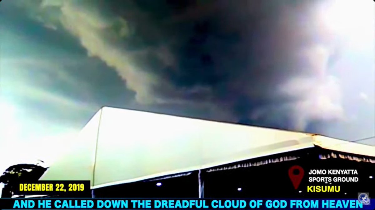 The CLOUD of God has already visited the earth