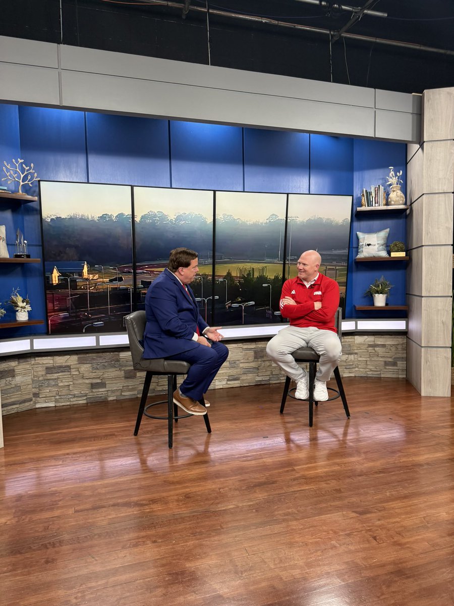 CoachYeah's tweet photo. Thank you @WTOKTV for having me on‼️

Go Tigers @uwa_football 🐅

#uwafootball #wearewest #uwa #commitment #disipline #effort #toughness #pride #collegefootball #gulfsouthconference #ncaa #alabama #theuniversityofwestalabama #uwaathletics #yeahyeahyeahyeah #coachyeah #letsgo https://t.co/zvtOdO2KjN