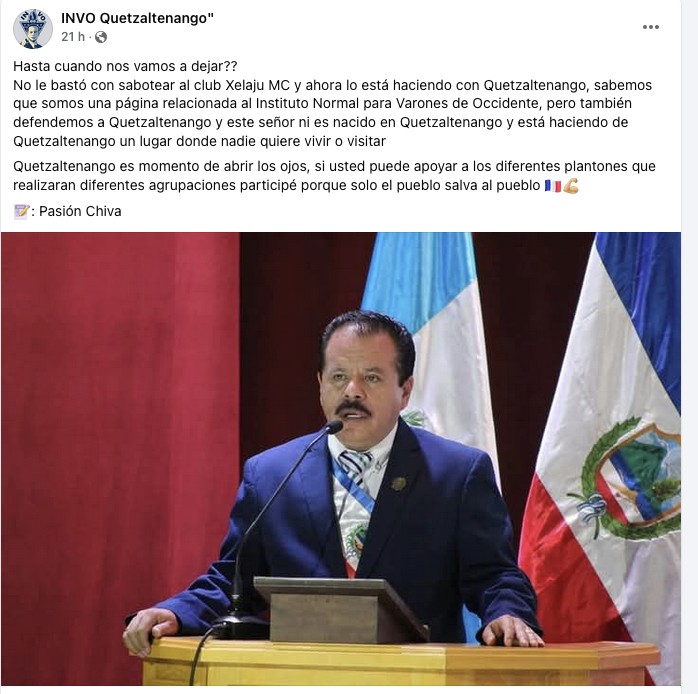 LaPrensa_deOc's tweet photo. #INVO Exalumnos y alumnos de esta página también hace un llamado a la población para que medite y participe. https://t.co/MZuSmu1TNC