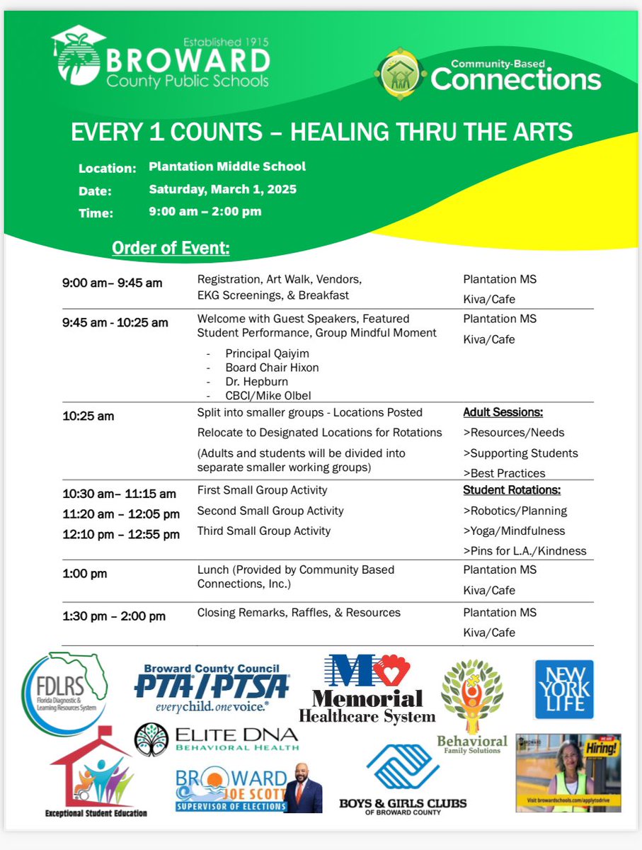 BCPSStudentServices (@bcpsstudentserv) on Twitter photo BCPS Student Services Department and Division take part in this wonderful event: Every 1 Counts / Healing through arts: #MentalHealthMatters , #ArtsHeal <a href="/ssws_bcpsFL/">School Social Work Services</a> <a href="/BCPS_DeputySupt/">BCPS_DeputySupt</a> <a href="/browardschools/">Broward Schools</a> BCPS Student Services Department and Division take part in this wonderful event: Every 1 Counts / Healing through arts: #MentalHealthMatters , #ArtsHeal <a href="/ssws_bcpsFL/">School Social Work Services</a> <a href="/BCPS_DeputySupt/">BCPS_DeputySupt</a> <a href="/browardschools/">Broward Schools</a>