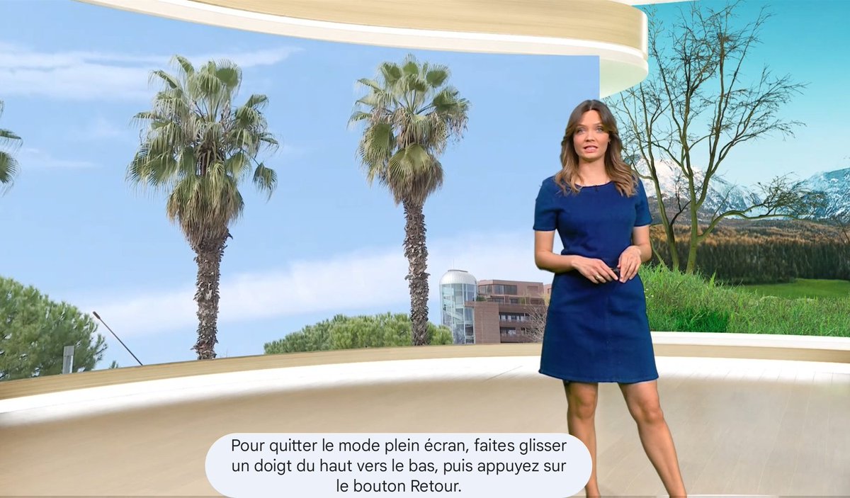<a href="/Gennifer_Demey/">Gennifer Demey</a> sublime et talentueuse géniale en bleu pour @m6 Météo ce soir 🥰🤗❤️