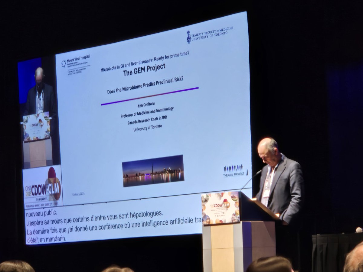 Dr. Heather Armstrong (@drharmstrong) on Twitter photo 📢 <a href="/KenCroitoru/">Ken Croitoru</a> <a href="/The_GEMProject/">GEM Project</a> #CDDW2025 <a href="/cddw_clm/">Joint CDDW™-CLM Conference | #CDDWCLM2025</a>
"What is chicken and what is egg?"
#IBD #microbiome risk score showed select microbes involved in risk score of CD development over 10 years <a href="/SunHoLee15/">Sun-Ho Lee MD PhD</a> <a href="/TurpinWilliams/">Williams Turpin</a>
Exposure to parent with diagnosed CD slightly ⏫️ CD risk 📢 <a href="/KenCroitoru/">Ken Croitoru</a> <a href="/The_GEMProject/">GEM Project</a> #CDDW2025 <a href="/cddw_clm/">Joint CDDW™-CLM Conference | #CDDWCLM2025</a>
"What is chicken and what is egg?"
#IBD #microbiome risk score showed select microbes involved in risk score of CD development over 10 years <a href="/SunHoLee15/">Sun-Ho Lee MD PhD</a> <a href="/TurpinWilliams/">Williams Turpin</a>
Exposure to parent with diagnosed CD slightly ⏫️ CD risk