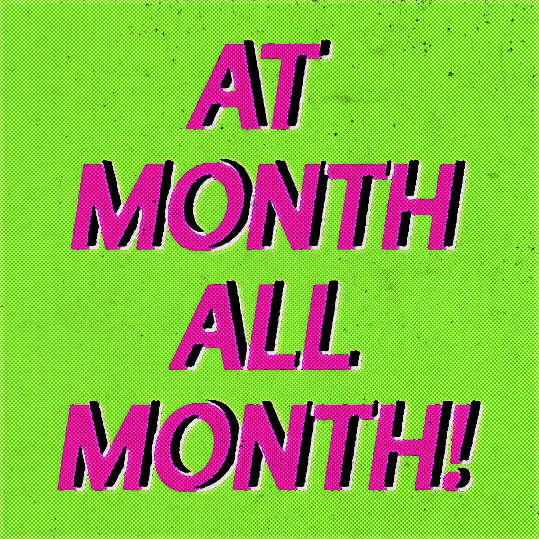 Awwww yeah! It's AT Month! Time to get some stickers! 

1. Tag an AT and retweet (er, rex?) this post!

2. Go here: shorturl.at/uJiDg and git your stickerrrrrrs!

And hey, again, happy AT month. All month!