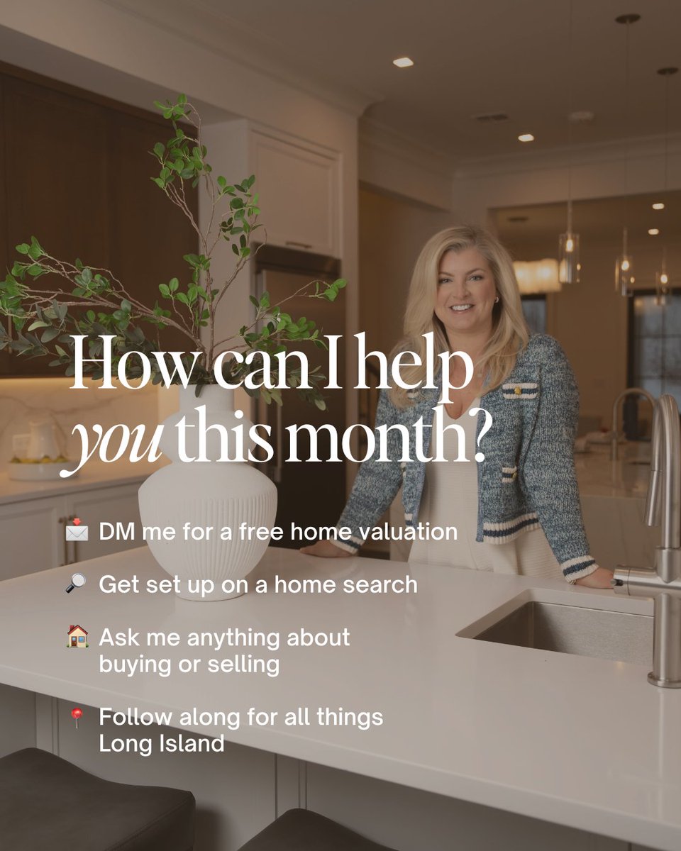KateWorksForYou's tweet image. Welcome, March! 🌸🏡 ⁠
⁠
Ready to buy or sell? Let’s make it happen! DM me for a free home valuation! 📩✨⁠
⁠
⁠
⁠
#LongIsland #LongIslandRealEstate #LongIslandHomes #HomeSearch #DreamHome #HouseHunting #ForSale #JustListed #RealtorLife
