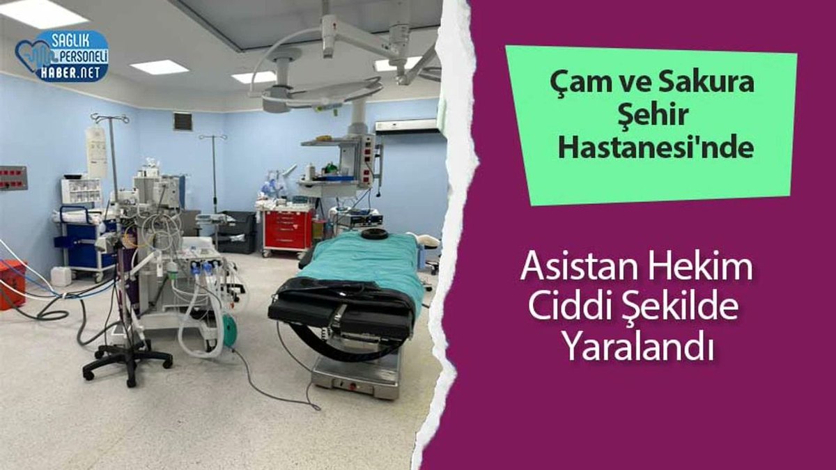 Çam ve Sakura Şehir Hastanesi'nde Asistan Hekim Ciddi Şekilde Yaralandı 
Meslektaşımızın geçirdiği iş kazası sonucu kalıcı engelliliği söz konusu.
Daha önce de benzer kazalar yaşanmasına rağmen önlemler alınmıyor.
Kazalara davet çıkarılıyor..

Derhal gerekli tedbirler alınmalı!