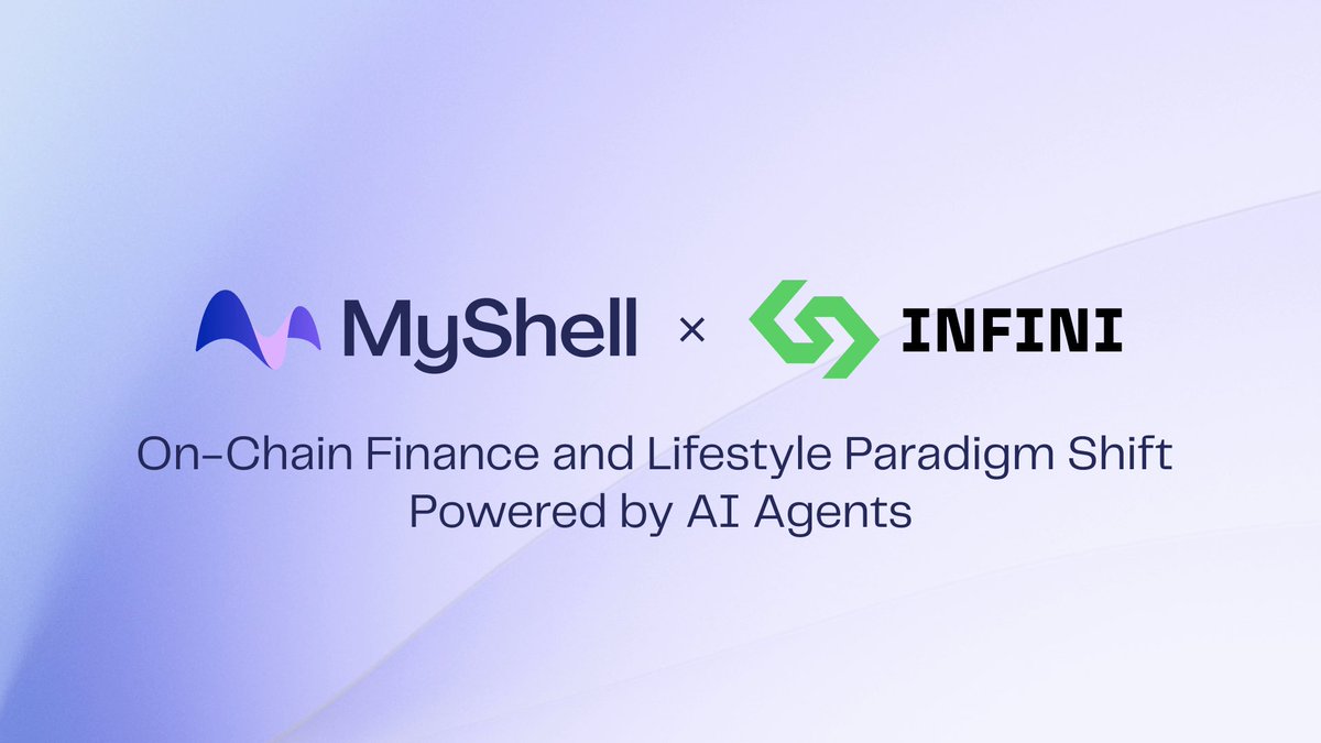 On-Chain Finance and Lifestyle Paradigm Shift Powered by AI Agents – MyShell x Infini <a href="/0xinfini/">Infini</a> 

Imagine your AI agents not just expressing your creativity, but actually helping manage your money. That's exactly what's happening with the MyShell and Infini partnership!

💰