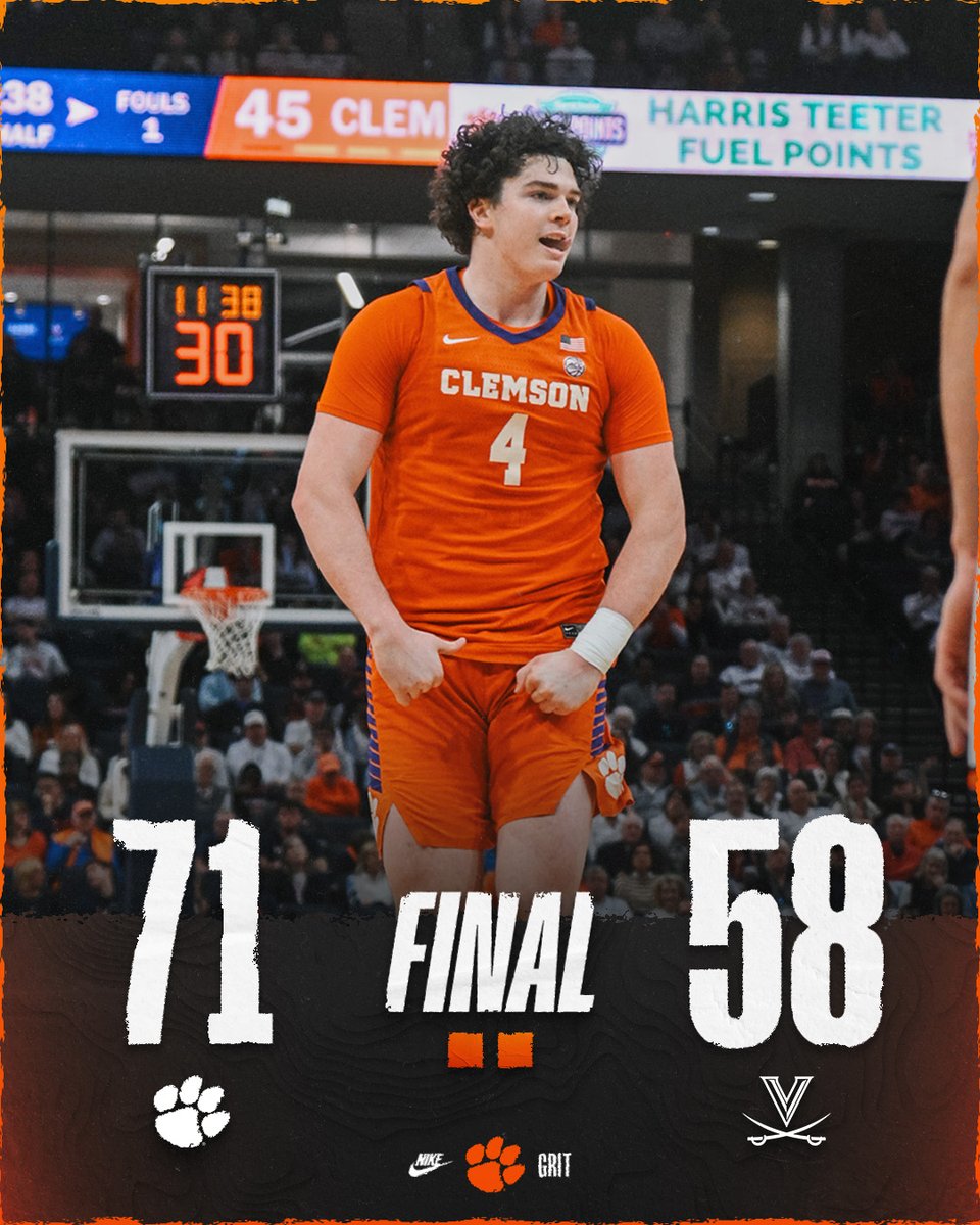 Starting March strong!😁🏀

#ClemsonGRIT