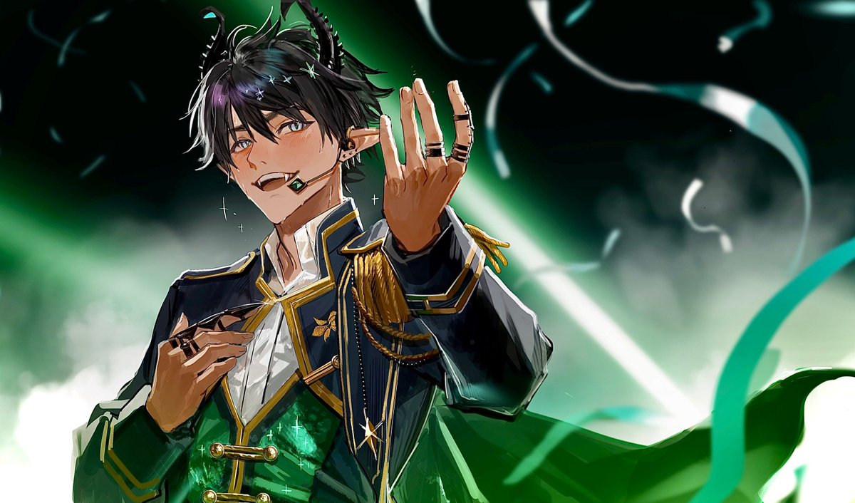 💚 #RenZottoArt

I definitely want to see Ren singing on stage again