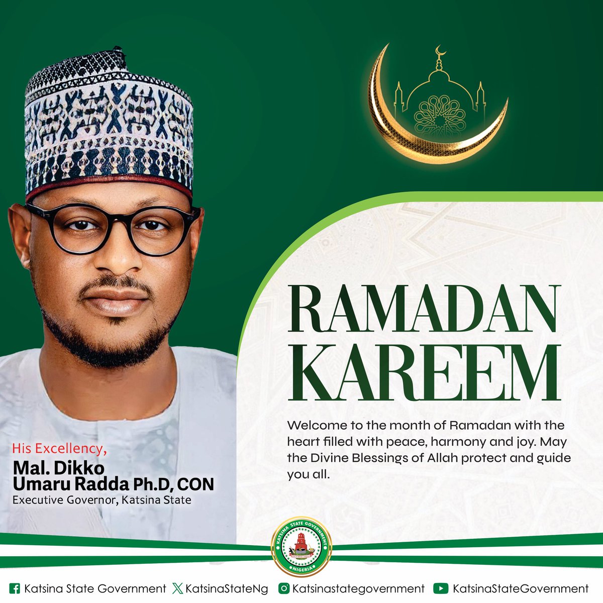 As we enter this blessed month of mercy and forgiveness, I urge all Muslims to renew their commitment to Allah and seize the spiritual opportunities that Ramadan offers.