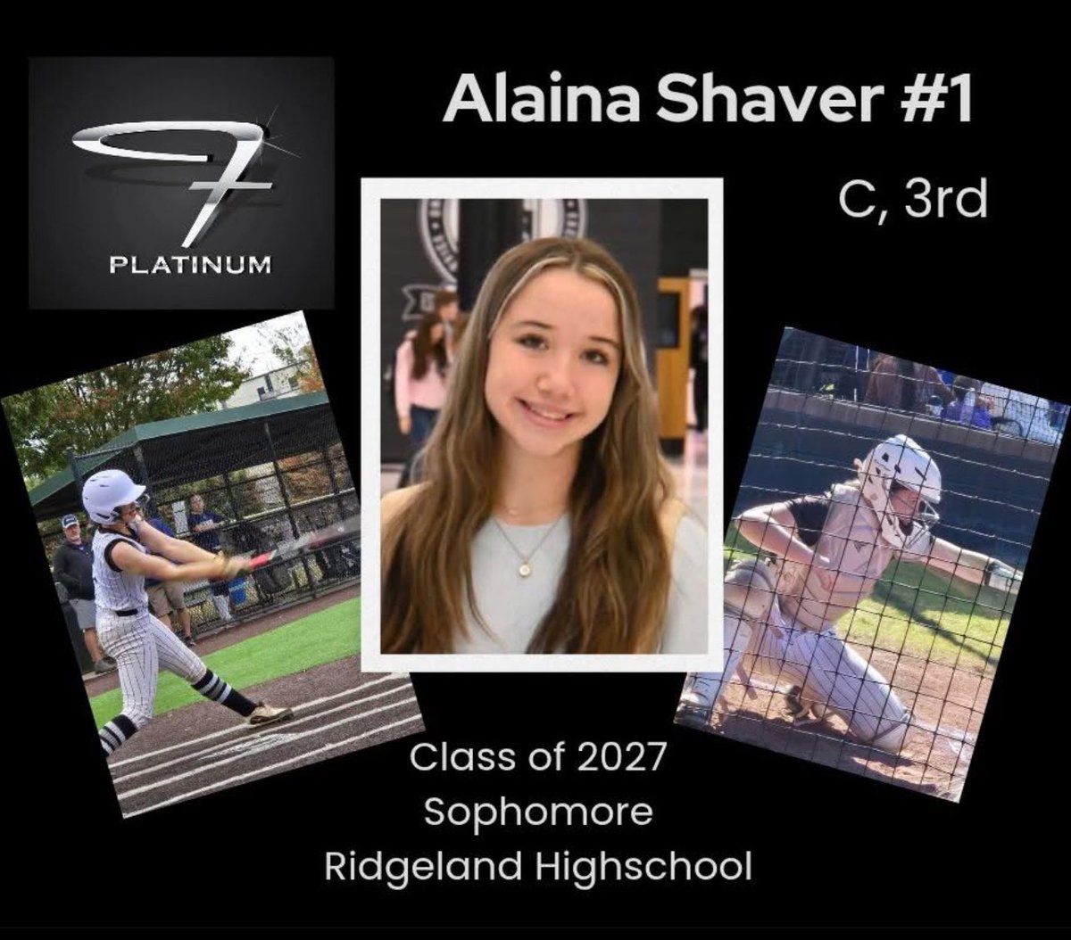 Roster Announcement:
#1 Alaina Shaver
C/3rd, Class of 2027