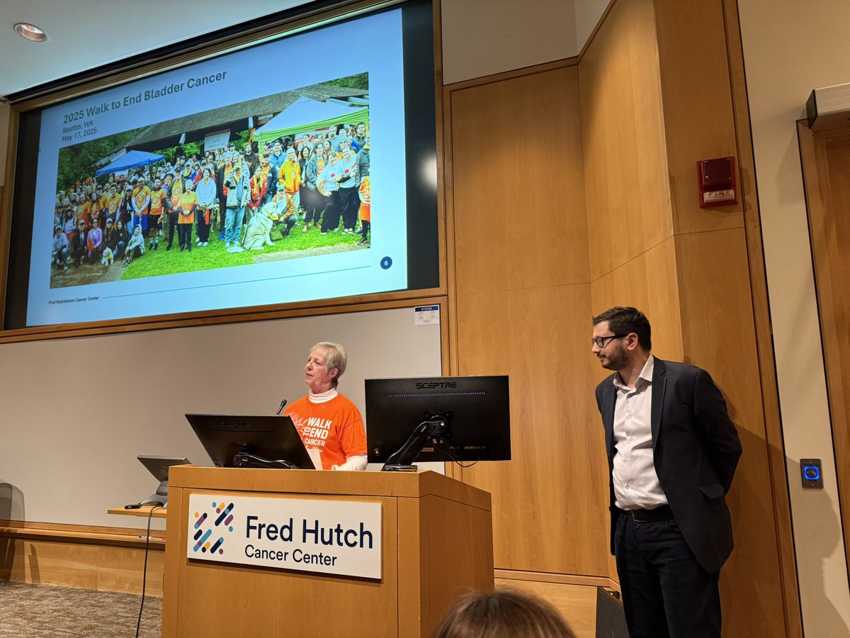 DrOmarMian's tweet photo. Kicking off “Updates in #BladderCancer for Patients and Loved Ones” led by dynamic duo @JLWrightMD and @PGrivasMDPhD 👏👏
Amazing turnout from community, care team, and patient advocates! Always great support from #BCAN @BladderCancerUS @fredhutch @uwurology @uwradonc https://t.co/TgUY2SS1Nl