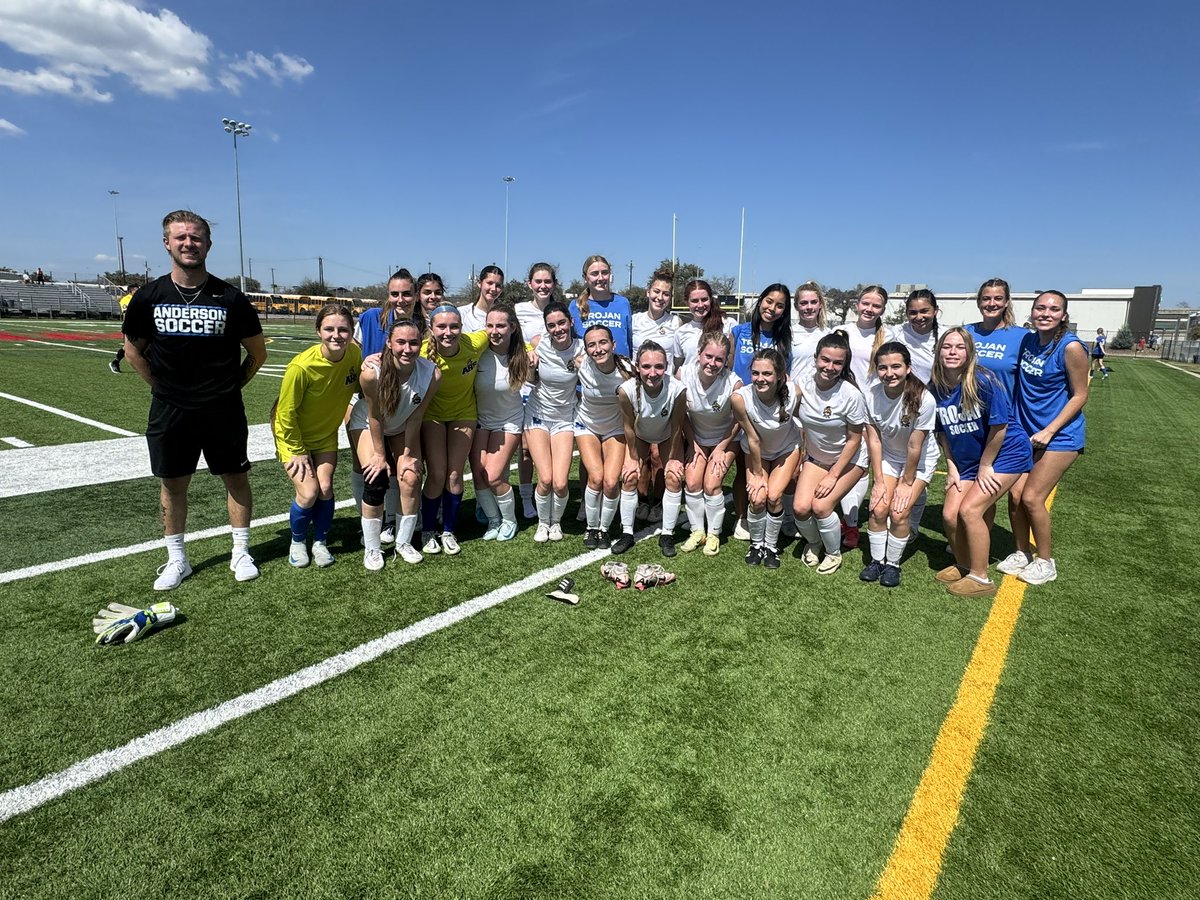 A beautiful Saturday to play soccer ☀️ Got a decisive 3-0 WIN vs #2 seed McCallum. So proud of this squad 💪