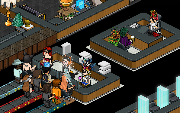 InterpolHabboES's tweet photo. ¡Hoy nos pusimos nuestros mejores looks para celebrar el Carnaval 🕺🇧🇷🥤

Recuerda visitarnos en https://t.co/75l6wgE98N 

#Habbo #Carnaval https://t.co/QpHRRjZ2vL