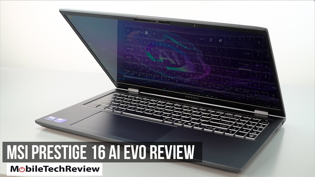 lisagade's tweet image. My review of the MSI Prestige 16 AI EVO laptop with the new and definitely improved Intel Core Ultra 9 285H processor: youtube.com/watch?v=jASIbY…
