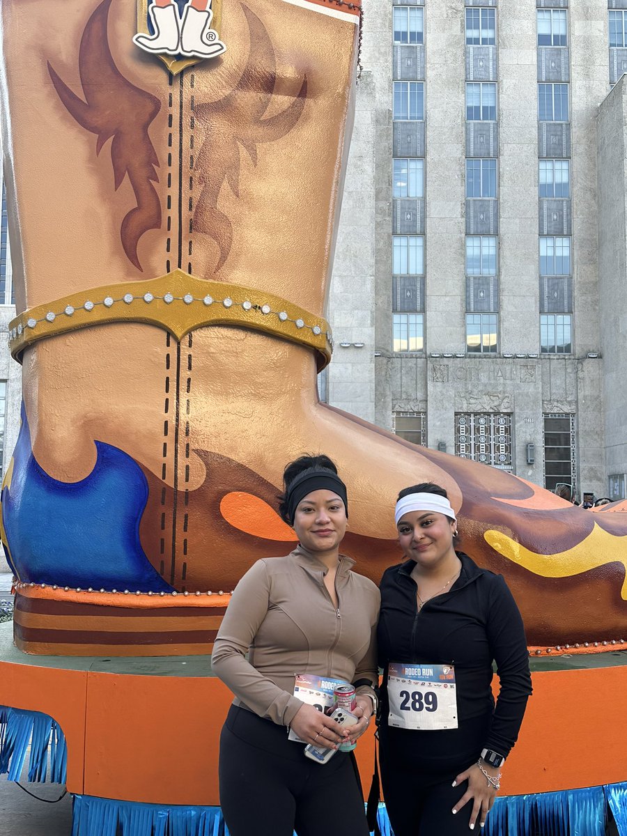_MsDimass's tweet image. What a great way to start #NationalWomensMonth with running the Houston Rodeo 10k with the best coworker and friend! 
@ms_dominguez613