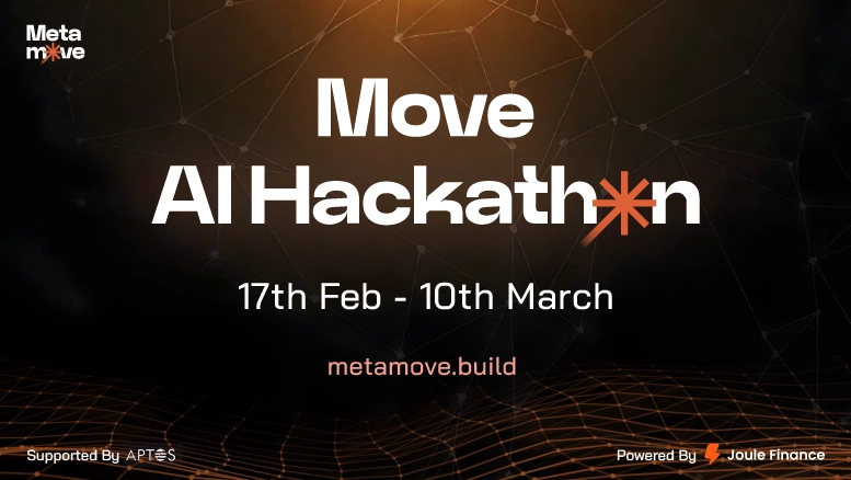 0xMonu.apt🌐 (@0xmonu) on Twitter photo Metamove - by <a href="/JouleFinance/">Joule Finance</a> is pioneering AI-driven automation on Aptos with the Move AI Agent Kit, a revolutionary toolkit to simplify smart contract interactions like never before.
💰$250,000+ in prizes are up for grabs! Join the largest AI x Move Hackathon today👇🧵 Metamove - by <a href="/JouleFinance/">Joule Finance</a> is pioneering AI-driven automation on Aptos with the Move AI Agent Kit, a revolutionary toolkit to simplify smart contract interactions like never before.
💰$250,000+ in prizes are up for grabs! Join the largest AI x Move Hackathon today👇🧵