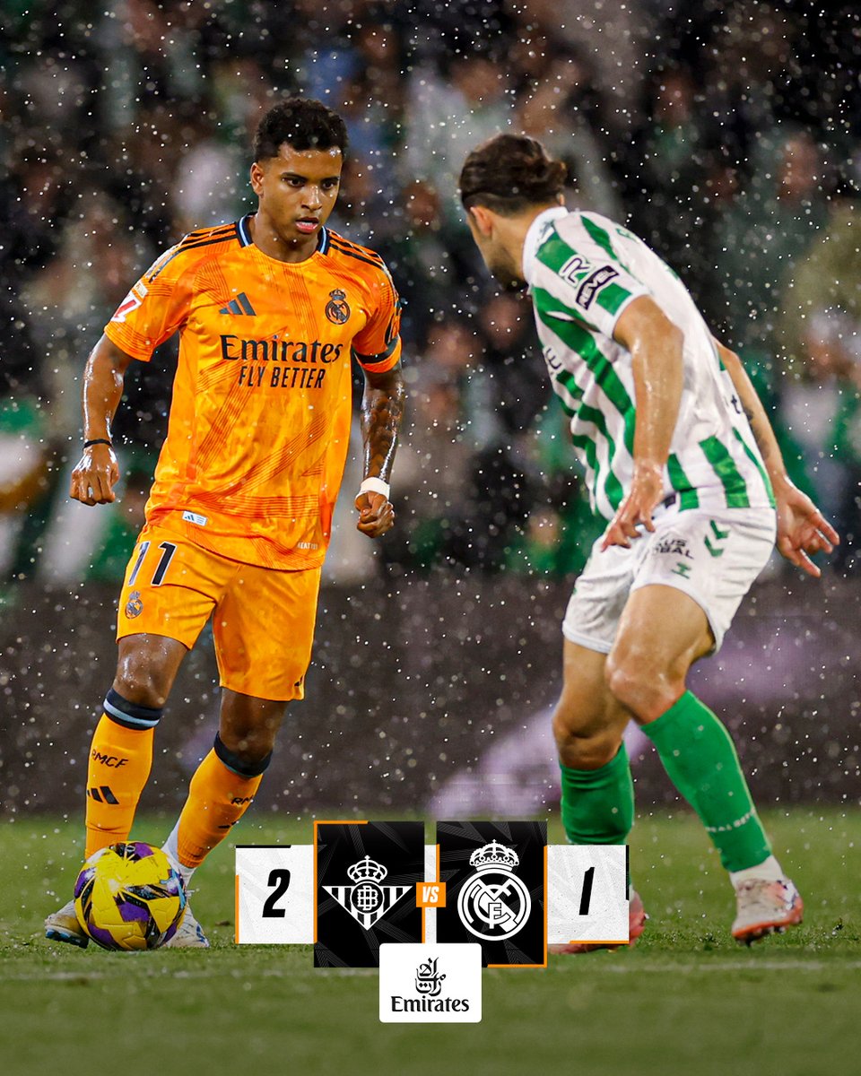 🏁 <a href="/RealBetis/">Real Betis Balompié 🌴💚</a> 2-1 @RealMadrid
⚽ 10' <a href="/Brahim/">Brahim</a>
⚽ 34' Cardoso
⚽ 54' Isco (p)
👉 @Emirates