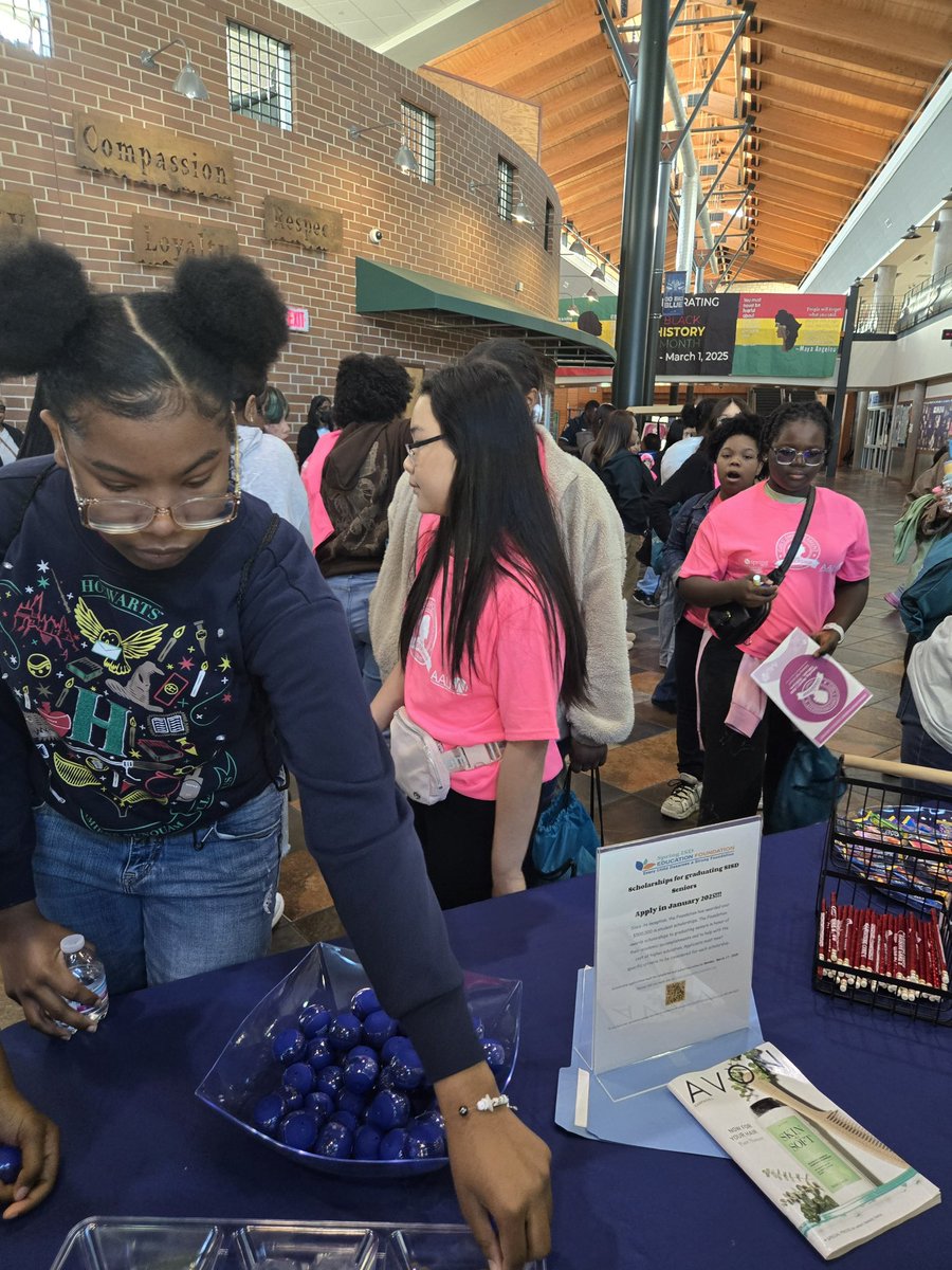 SpringEdFound's tweet image. SISD Education Foundation was in the HOUSE at Dekaney for the Girls Summit! @SpringISD @SpringISD_FACE @RegTexasRVP
