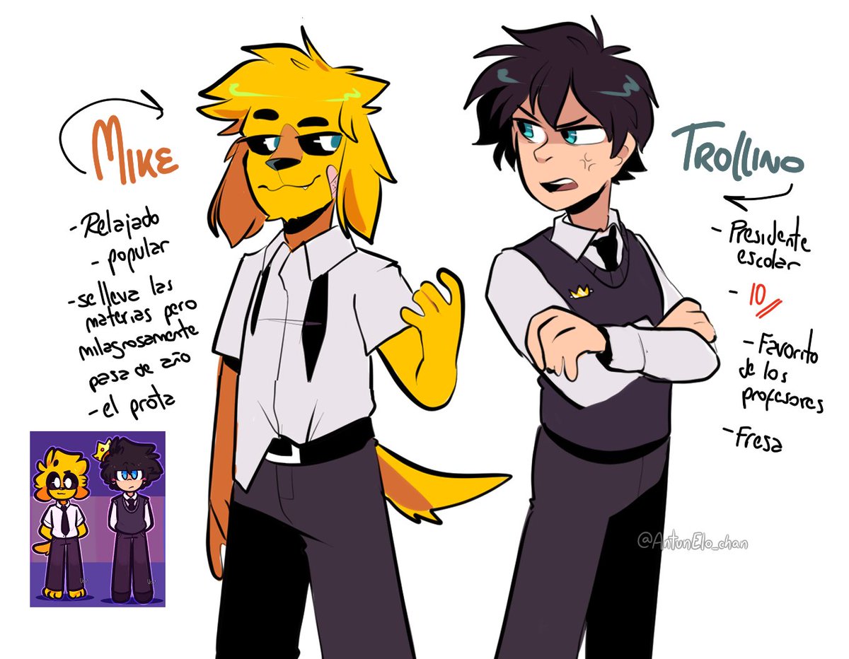 AntunElo_chan's tweet image. Un au escolar-
háganles un hs/j
#CoMPaS ✏️