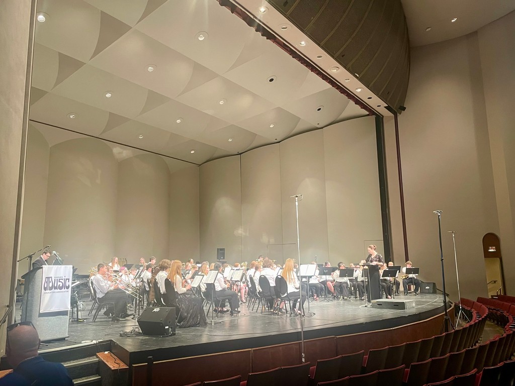 The KMEA 12A Honor Band takes the concert hall stage for performance. A huge congratulations to all these talented musicians, their families, and their directors!

#kmea #kmea2025 #isw #isw2025 #music #education #honor #band #jazz
