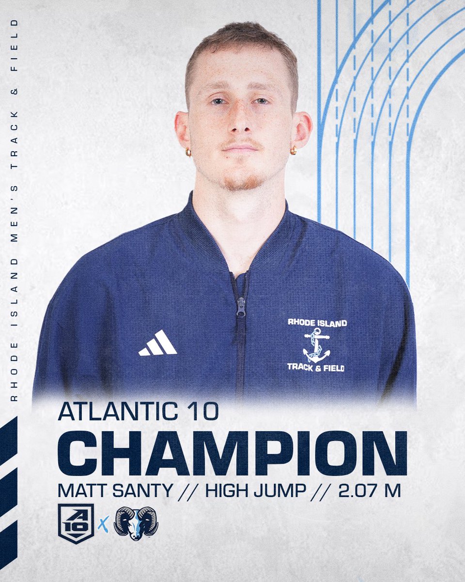 🏆 CHAMP 🏆

Matt Santy defends his high jump title and takes home the gold 👑 <a href="/RhodyMTrack/">Rhody Men's Track</a>