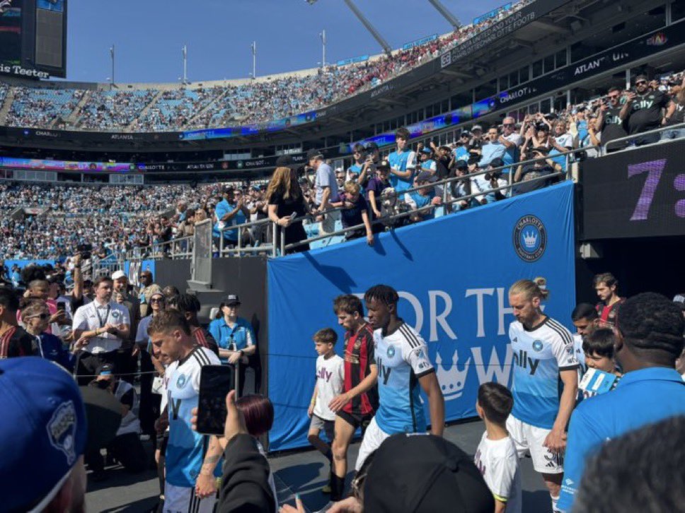 MLSLad's tweet photo. KICKOFF IN CHARLOTTE!!

WILF ZAHA’s FIRST OFFICIAL START🔥🔥 https://t.co/ESgZZAjJaB