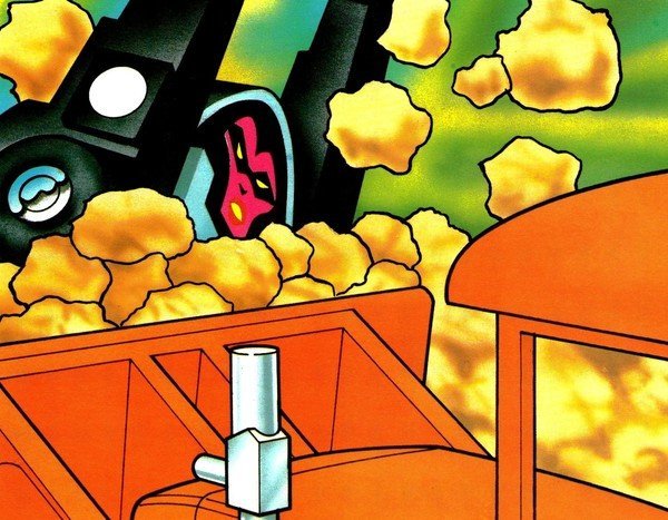 DailyGoBots's tweet image. Crasher (Annual):
Crasher took part in many Renegade schemes, including when she kidnapped Professor James Hobby and delivering one of Cy-Kill's exploding toads to Egypt, but she always found time to bash the Guardians when they tried to intervene!
First Appearance: 1986 Annual