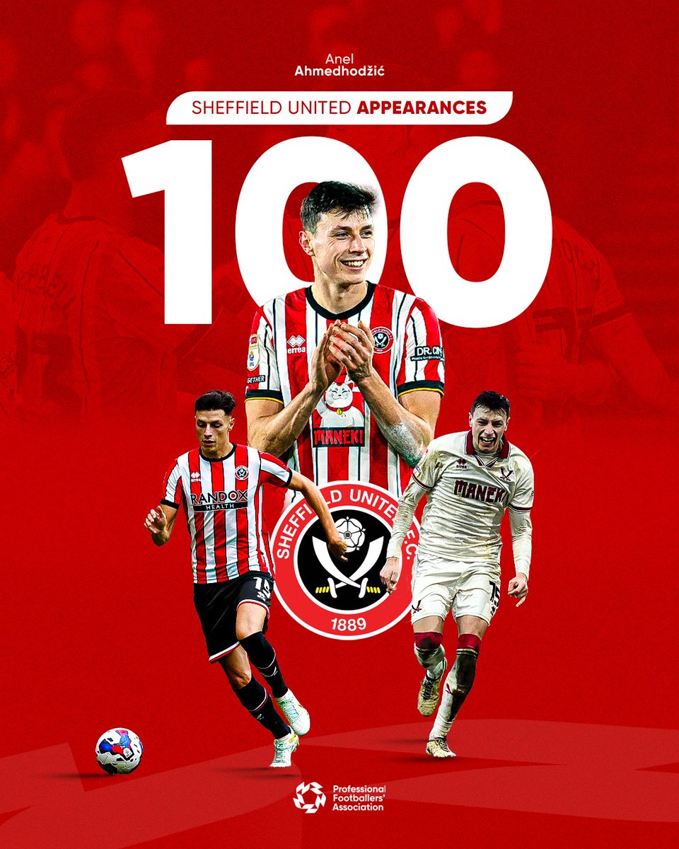 A century as the Blades’ shield 🛡️

Anel Ahmedhodžić 👏