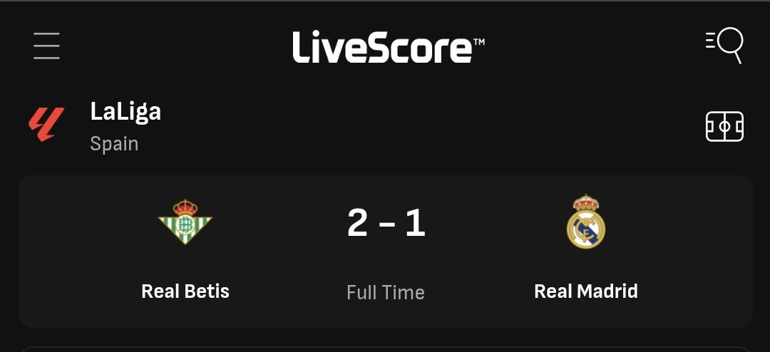 Successful hate watch😊😊
Up next.......Atletico Madrid
#RealBetis 
#RealMadrid