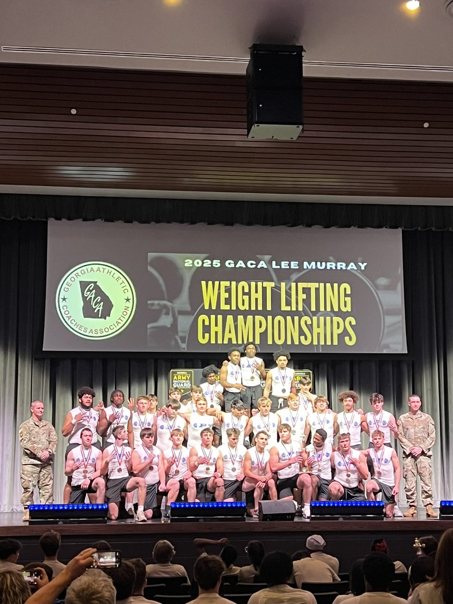 3 Peat State Weightlifting Champions!
