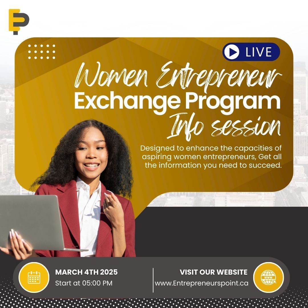 Ready to take your business to the next level? Join us for the Women Entrepreneur Exchange Program Info Session and gain the insights, resources, and connections you need to succeed!
Don’t miss this opportunity to learnwith a network of like-minded women! 
#WomenEntrepreneurs