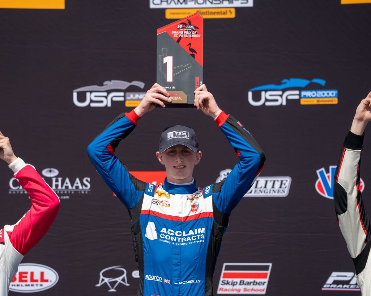 Liam McNeilly sweeps the competition in the season opener! Brad Majman also climbs into the top five! We're back tomorrow for the final USF Pro 2000 race of the weekend, don't miss it!

#JHDD / #FollowJHDD / #USFPro / #USFPro2000 / #USF2000 / #USFJuniors / @usfprochamps