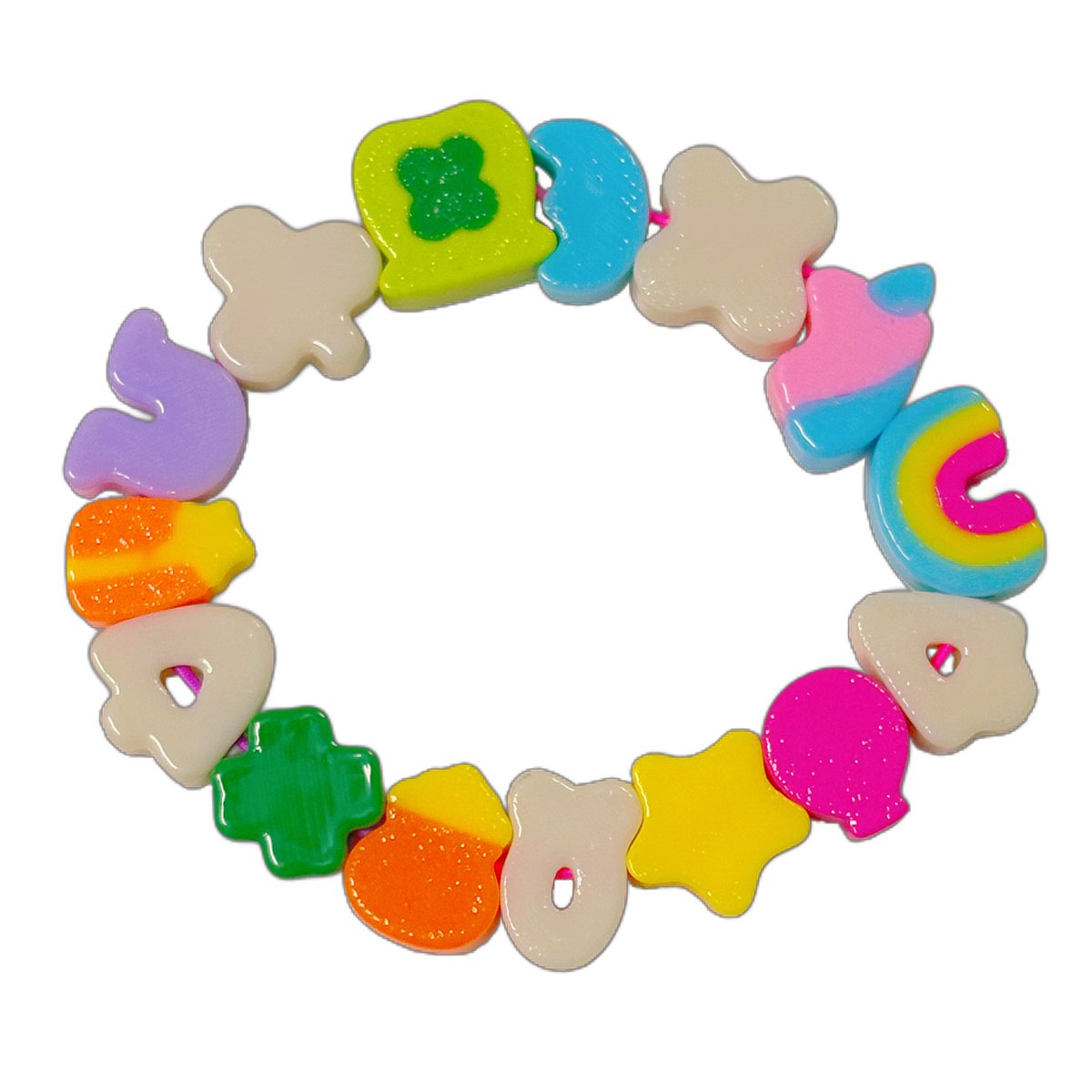 scented lucky charms Kandi :] 🍀🩷🌈