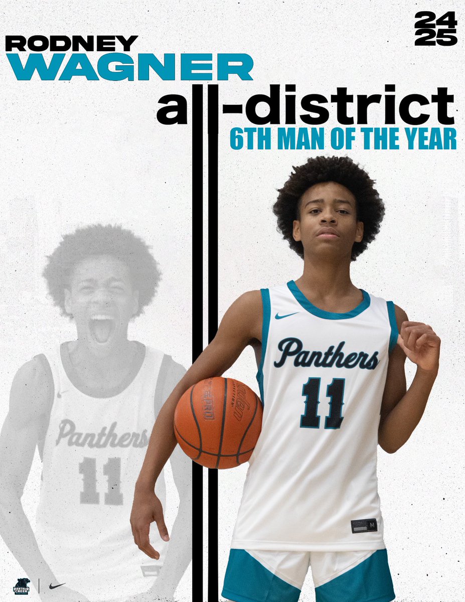 Frisco Panther Creek Boys’ Basketball (@panthercreekbb) on Twitter photo Congratulations to <a href="/Rodwag11/">Rodney wagner</a> for winning 6th man of the year! Rodney earned this award as he came off the bench and was a huge spark in quick spurts! 1 of his most bizarre games is when he scored 19 points in 9 minutes! He will be a huge key for the panthers success next season! Congratulations to <a href="/Rodwag11/">Rodney wagner</a> for winning 6th man of the year! Rodney earned this award as he came off the bench and was a huge spark in quick spurts! 1 of his most bizarre games is when he scored 19 points in 9 minutes! He will be a huge key for the panthers success next season!