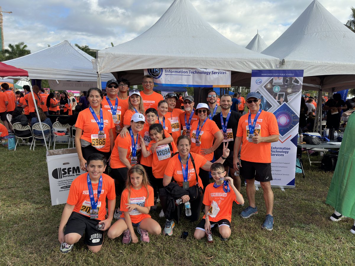 mdcpsCIO's tweet image. From start to finish, the Superintendent’s 5K was an amazing experience. So grateful to run alongside our school leaders and community members. A great event for our schools. My legs are tired, but my heart is full! @SuptDotres @miachiefofstaff @MDCPS #YourBestChoiceMDCPS