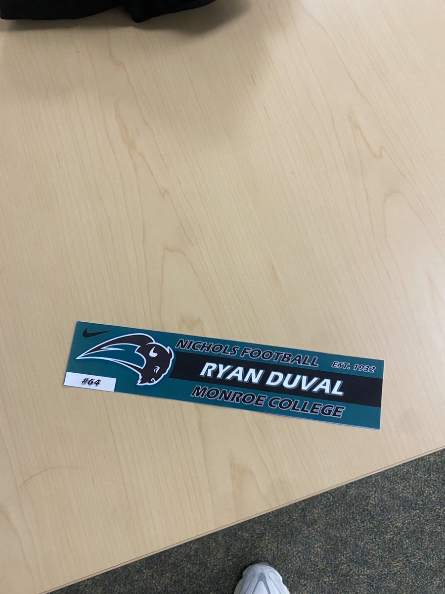 Ryan Duval 🇭🇹 (@ryrythehaitian) on Twitter photo After a great visit! I’m blessed to say I’ve received an offer from <a href="/NicholsBisonFB/">Nichols Football</a> <a href="/CoachVBisonHC/">Vinny Marino</a> <a href="/CoachCase77/">Chuck Case</a> @NE_Ok_HS_Sports #AGTG After a great visit! I’m blessed to say I’ve received an offer from <a href="/NicholsBisonFB/">Nichols Football</a> <a href="/CoachVBisonHC/">Vinny Marino</a> <a href="/CoachCase77/">Chuck Case</a> @NE_Ok_HS_Sports #AGTG