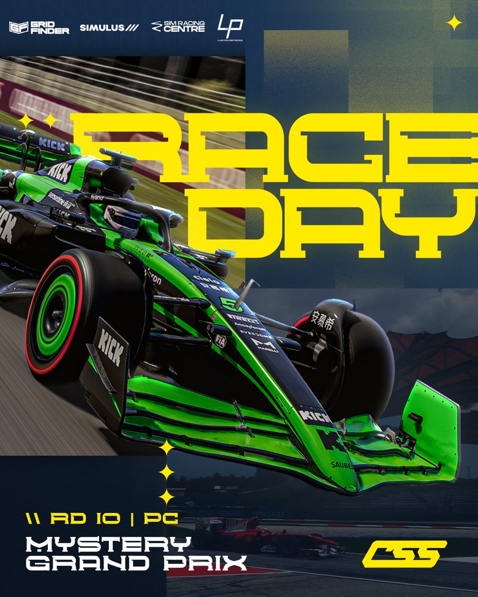 RACE DAY | S5 PC - R10 ❔

The 2nd Mystery round is here, but where are we going?

<a href="/TeamTF10/">Team TF10 Esports</a> and <a href="/FVRCampeonato/">FVR Esports</a> not far apart with many places below to decide, tonight could make or break a season 👀

Join <a href="/ByronHaleTW/">Byron Hale 🌈</a> and <a href="/Frostbreath111/">Frostbreath/Rob</a> on YT: youtube.com/live/AUghmeaoN…

#CSSxS5
