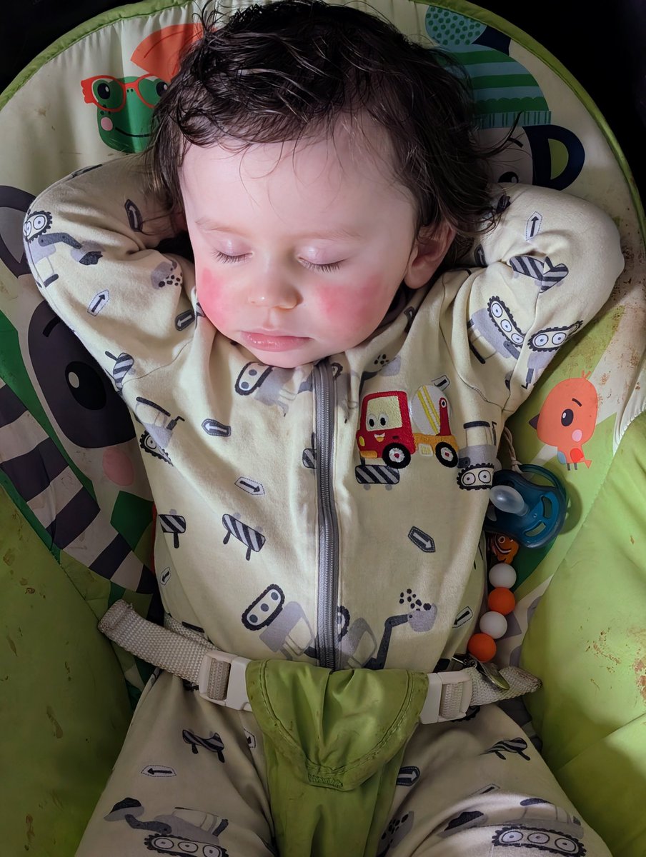 My nephew sleeps like a boss