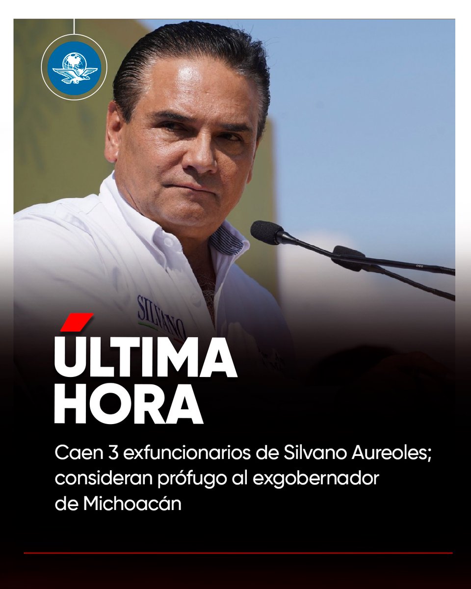 🚨#ÚLTIMAHORA 🚨FGR captura a 3 exfuncionarios de Silvano Aureoles; también hay una orden de aprehensión contra el exgobernador de Michoacán, pero se encuentra prófugo
eluniversal.com.mx/estados/caen-3…