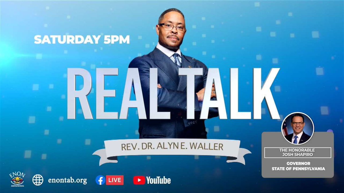 Today at 5 🙌🏾 <a href="/DrAlynEWaller/">Rev. Alyn E. Waller</a> and <a href="/JoshShapiroPA/">Josh Shapiro</a>