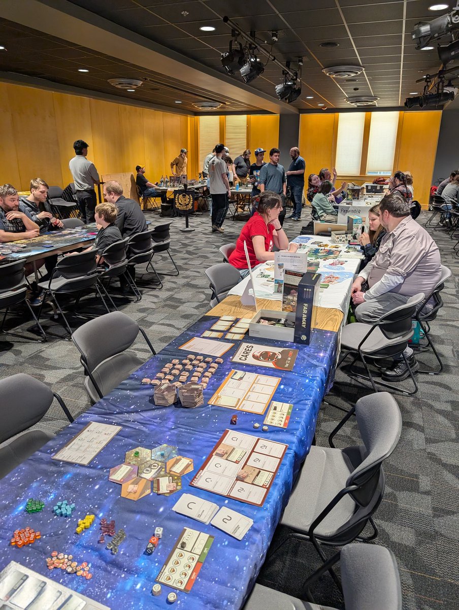 We're out at Vandal Game Convention in the Palouse. Stop by our table for game demos and dad jokes.