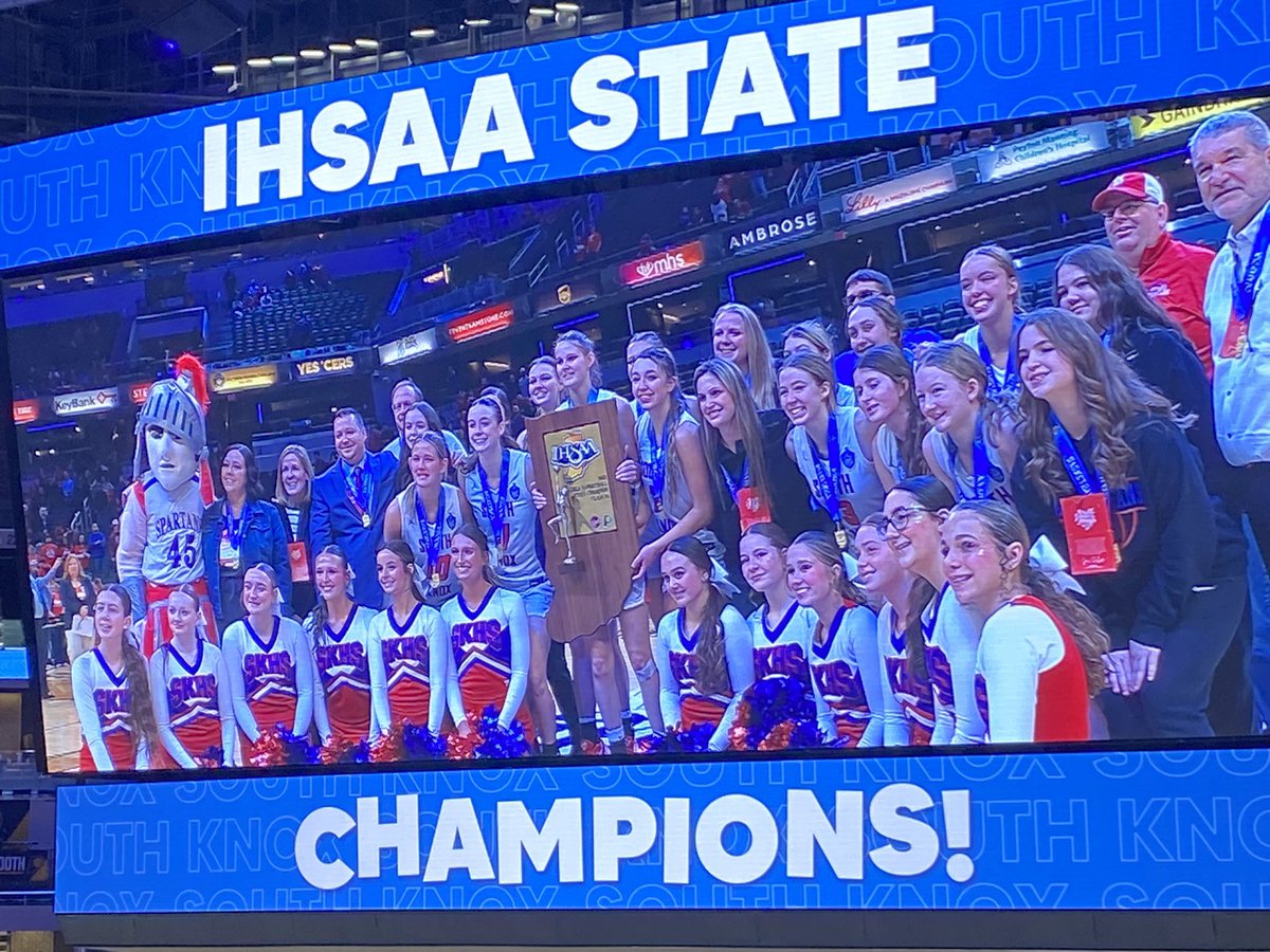 Your Class 2A girls basketball IHSAA state champs, the South Knox Spartans!