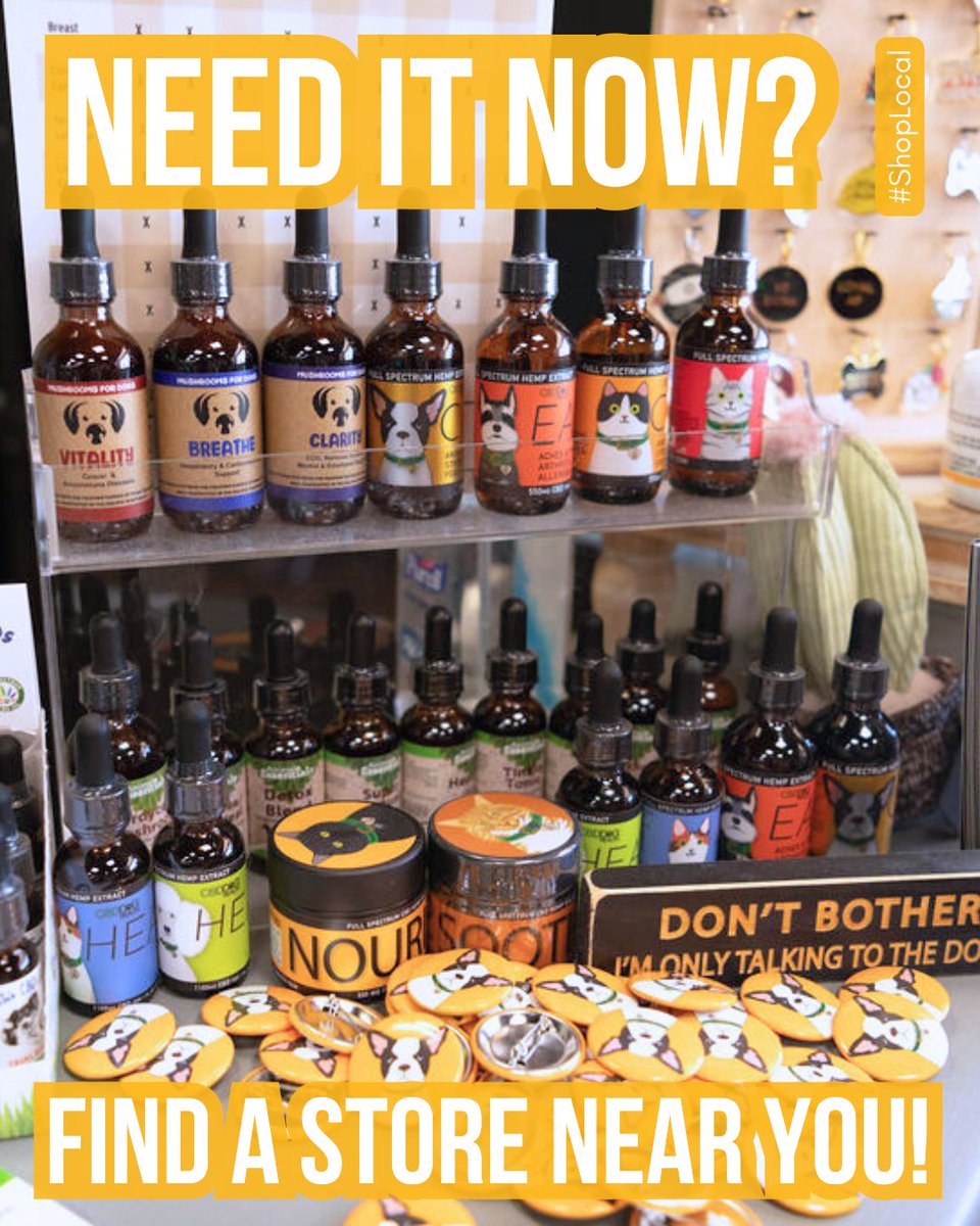 🚀 Need a product ASAP? Find a local pet food store, supply shop, vet, or groomer near you using our handy Store Locator: cbddoghealth.com/retail-locatio… 🔎

Are you a pet store, supply shop, vet, or groomer? Let’s work together! Contact our wholesale team today. 🛍️ #HealingNaturally
