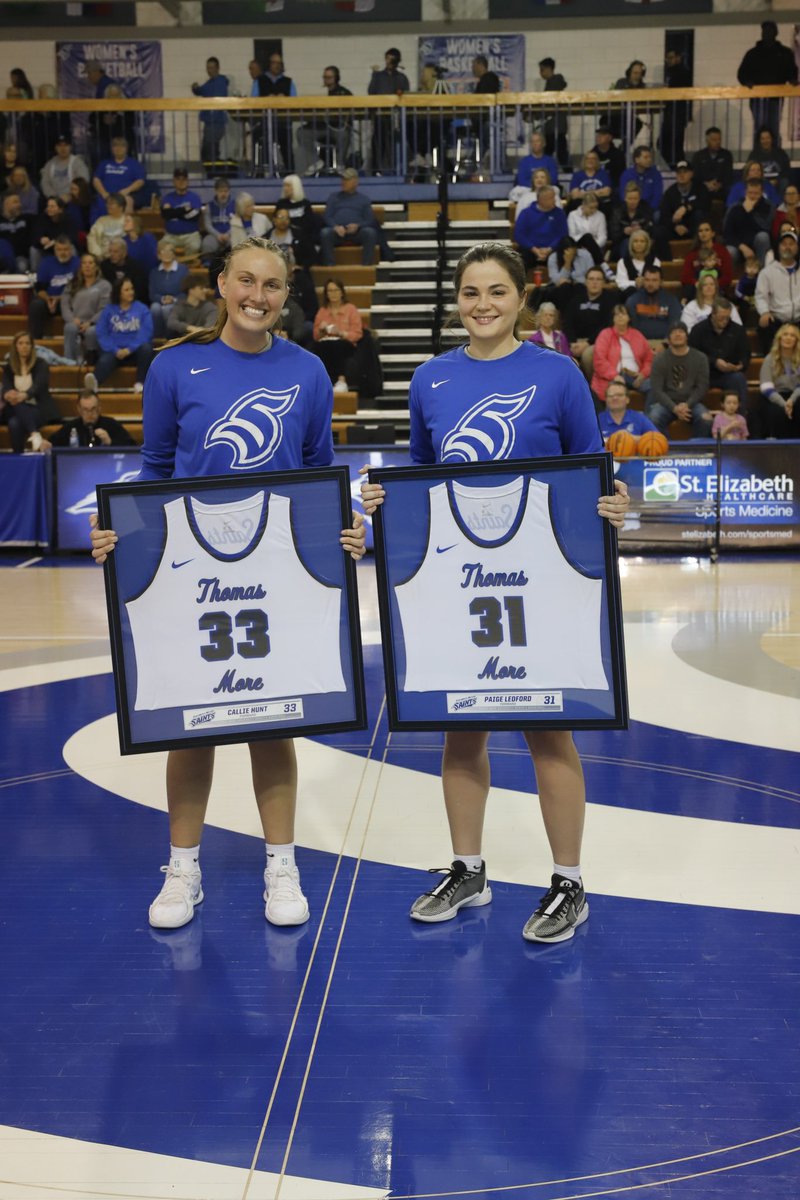 Thomas More Saints (@tmusaints) on Twitter photo Today we honored women's basketball seniors Callie Hunt and Paige Ledford. Thank you for all your hard work and dedication. Good luck in the future!
<a href="/TMWBasketball/">Thomas More Women's Basketball</a>
#LetsGoSaints Today we honored women's basketball seniors Callie Hunt and Paige Ledford. Thank you for all your hard work and dedication. Good luck in the future!
<a href="/TMWBasketball/">Thomas More Women's Basketball</a>
#LetsGoSaints