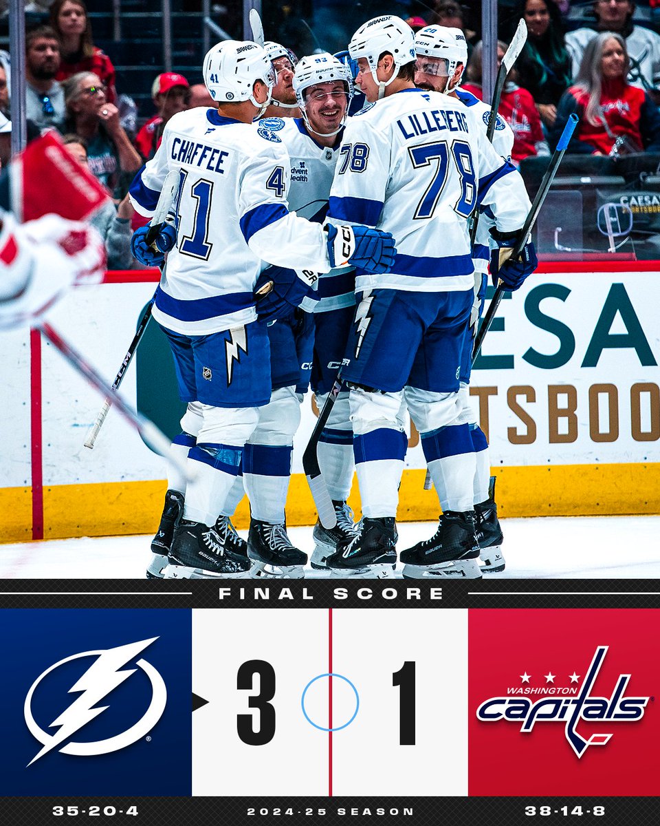 The <a href="/TBLightning/">Tampa Bay Lightning</a> pick up win No. 35! ⚡️