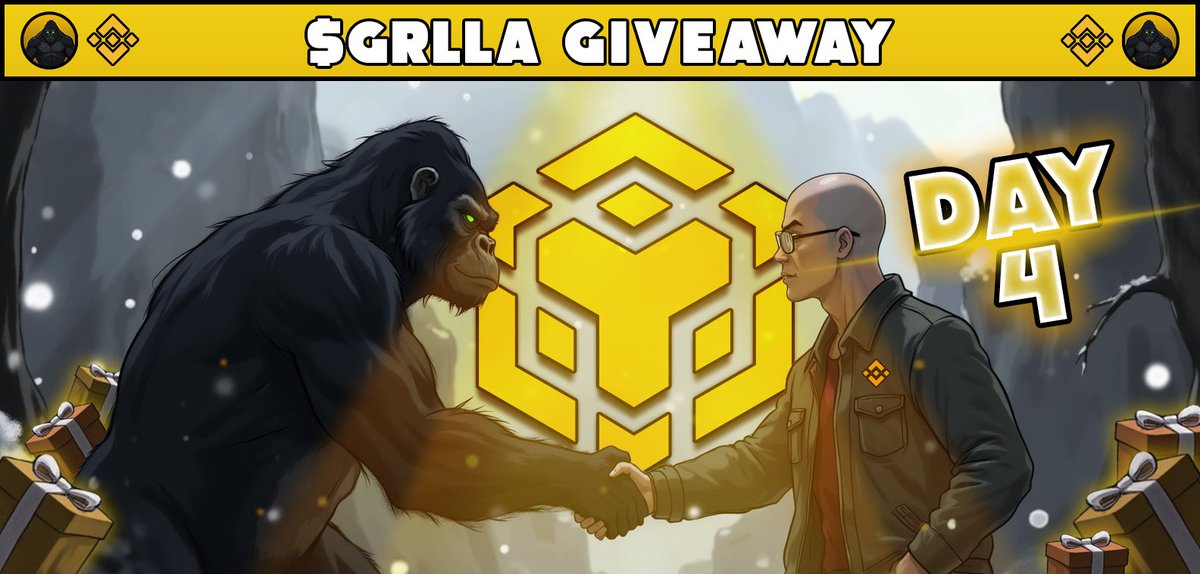 gorillabs's tweet image. 🚨 GIVEAWAY 🚨 🙏 @cz_binance @BNBCHAIN 🙏 ⏰ DAY 4 ⏰

instead of paying stupid influencers and stupid marketers, we prefer to distribute the treasure to the community.

we'll gift 500.000 $GRLLA to the community every day until @cz_binance and @BNBCHAIN notice us. 🎁

5 winners
