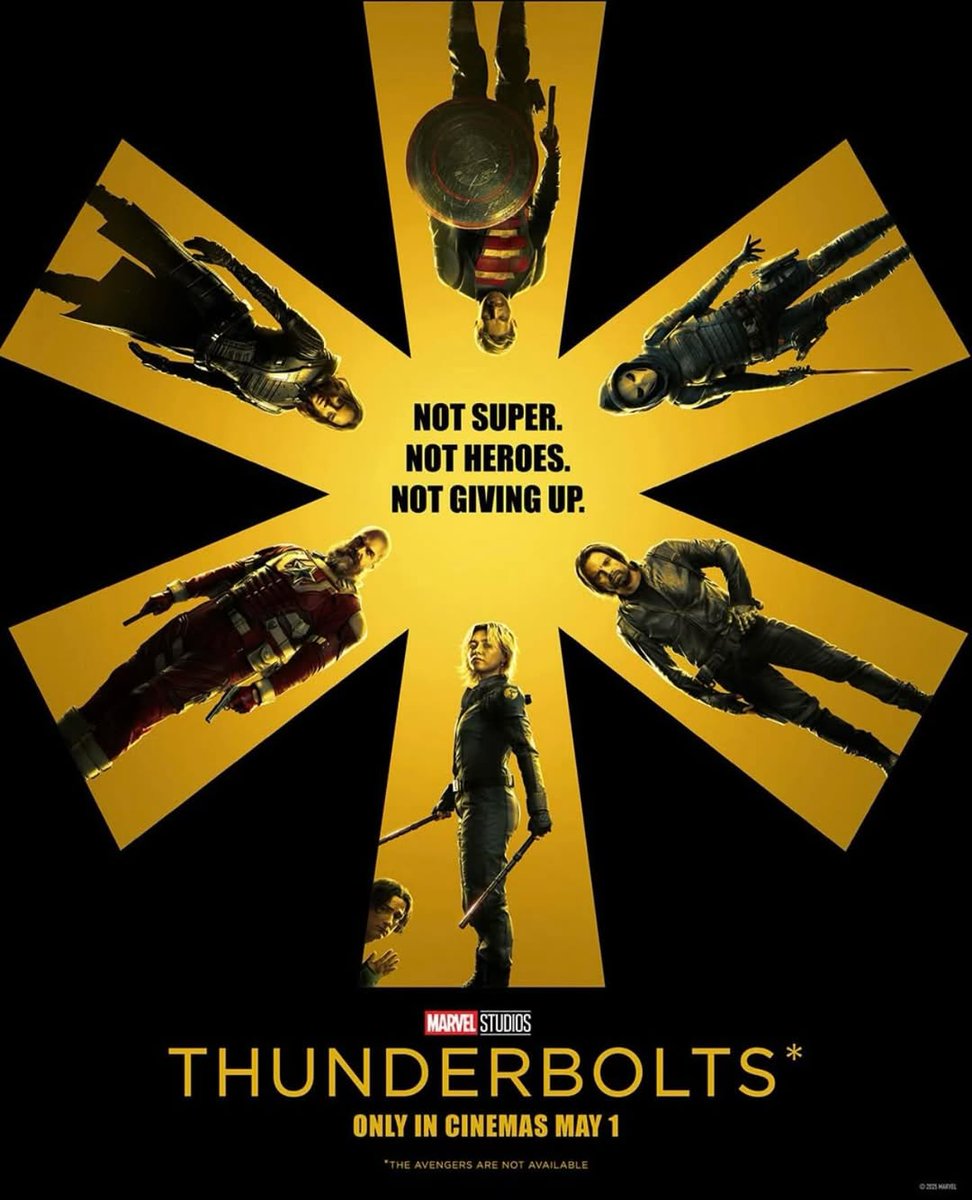 BOCIndia's tweet image. #MarvelStudios' next #Thunderbolts, arrives in Indian cinemas on 1 May 2025 - a day ahead of its global release. Directed by #JakeSchreier, it will be released in English, Hindi, Tamil &amp;amp; Telugu.