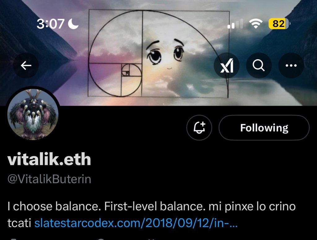 Biyombo999's tweet photo. @VitalikButerin 

Hey founder of ETH, nice Twitter banner

7dGbPgUxKpB5qWiLRKcTQSC3om1fPzUpgGAFfwej9hXx

$GCR https://t.co/K6CyfeyFfB